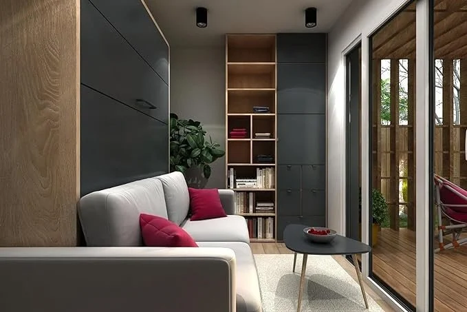 20ft Custom Container Office – Side Glazing & Open Plan — view 2