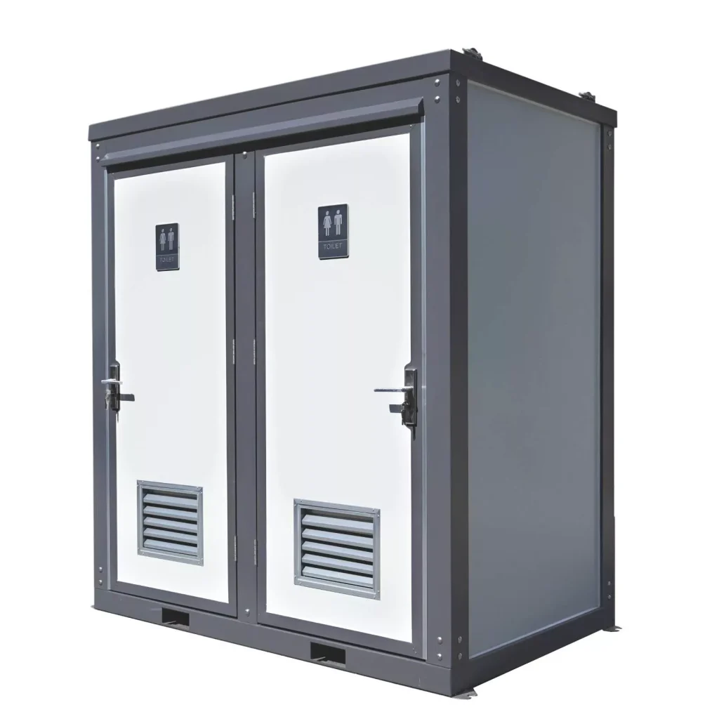 Dual Portable Toilet & Bathroom – Mobile Restroom with Basin