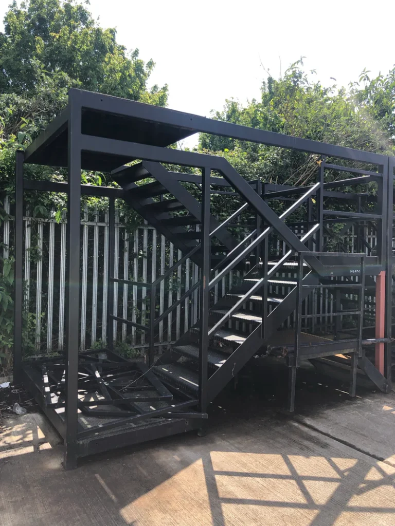 Modular Steel External Staircase for Double-Stacked Cabins (Refurbished) — view 4