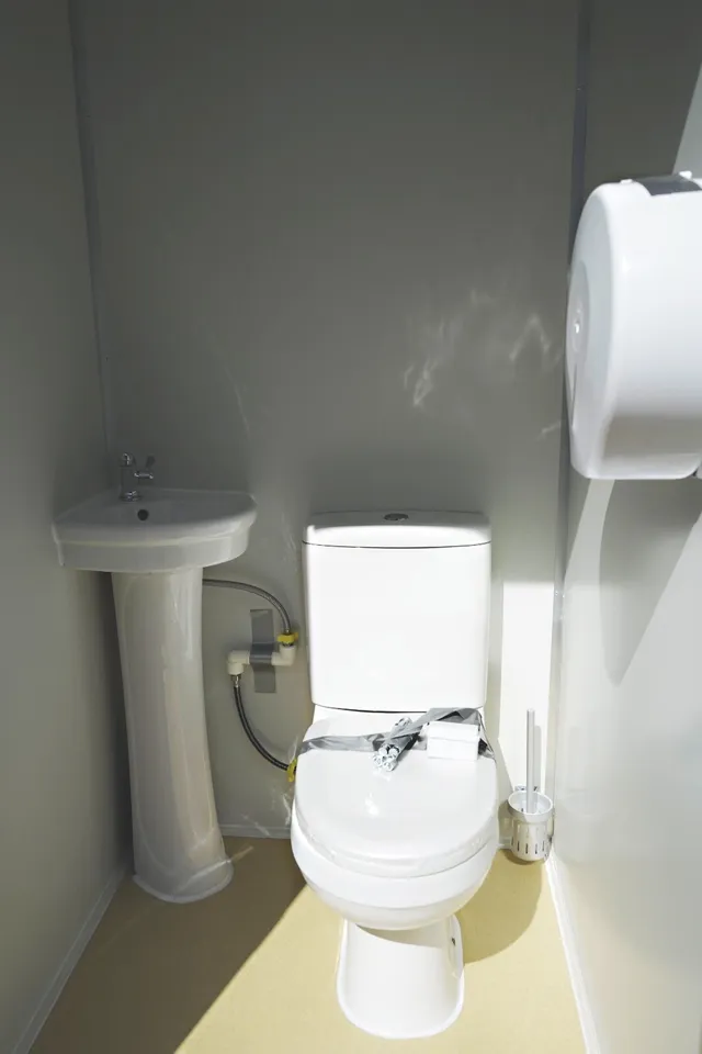 Portable Restroom – Outdoor Mobile Toilet with Basin — view 8