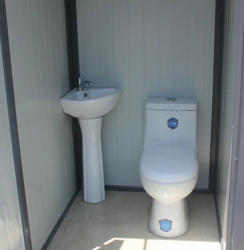 Portable Restroom – Outdoor Mobile Toilet with Basin — view 5
