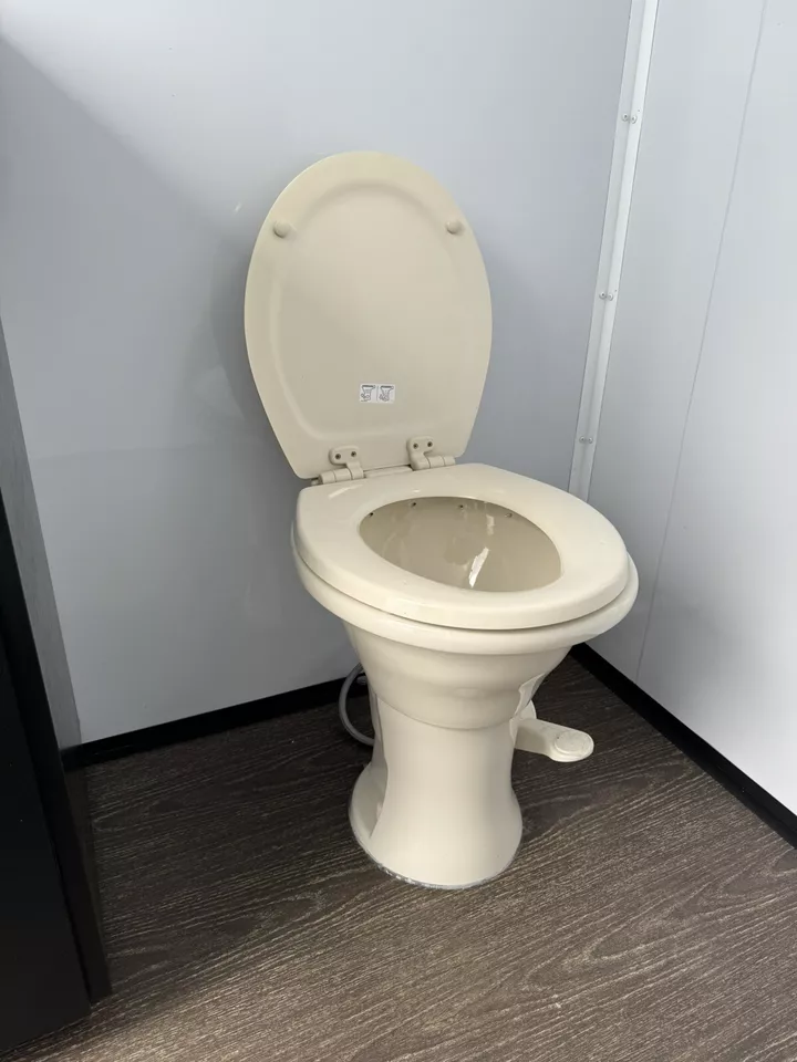 Two-Station Portable Restroom Trailer – 7 × 14 ft — view 3