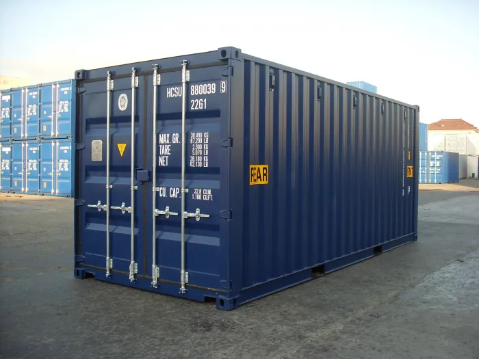 20ft Double Door Shipping Container (Used) — view 3