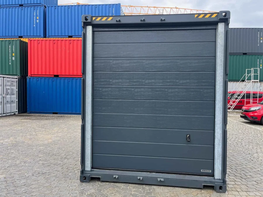New 20ft High Cube Container Garage with Sectional Door
