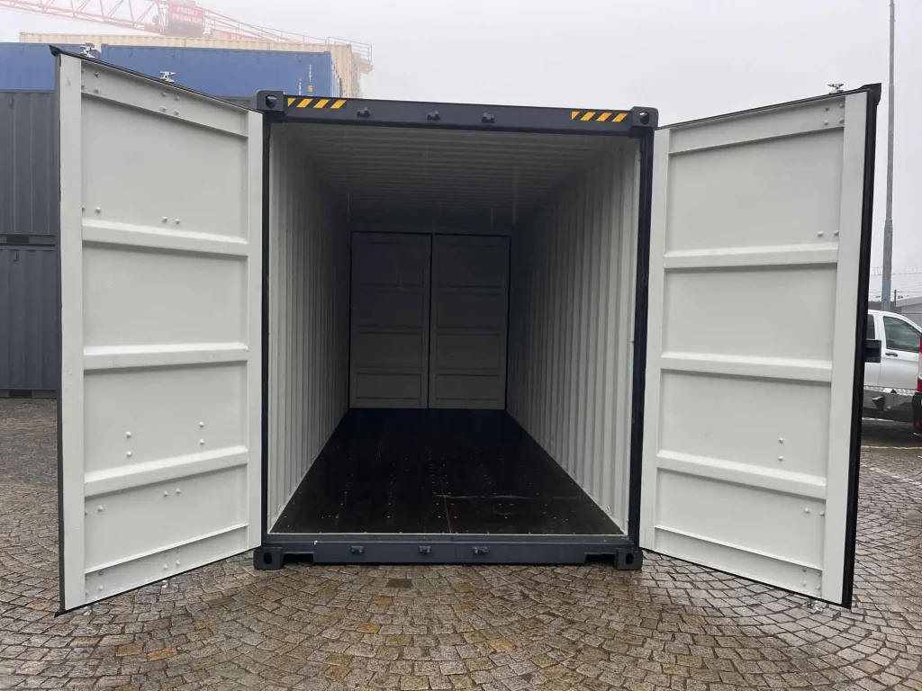 New 20ft High Cube Double Door Shipping Container — view 2