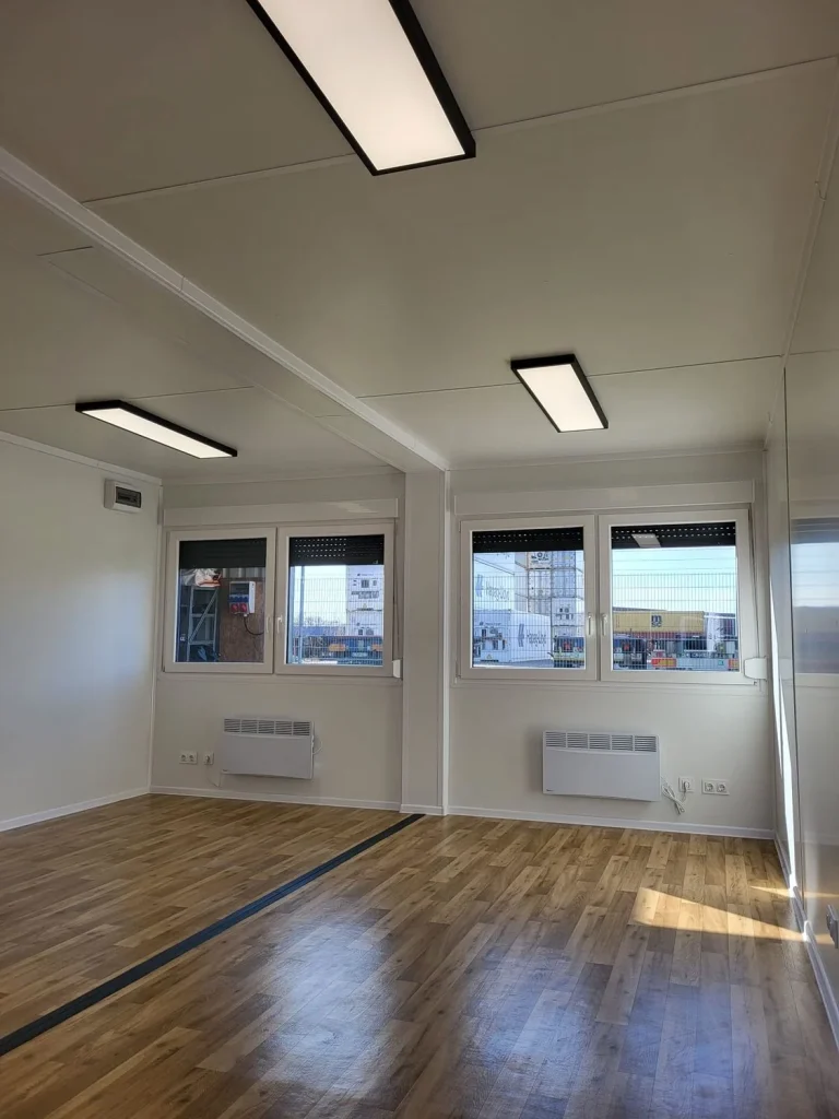Double Portable Office with Vinyl Flooring (6.00 × 4.88 m)