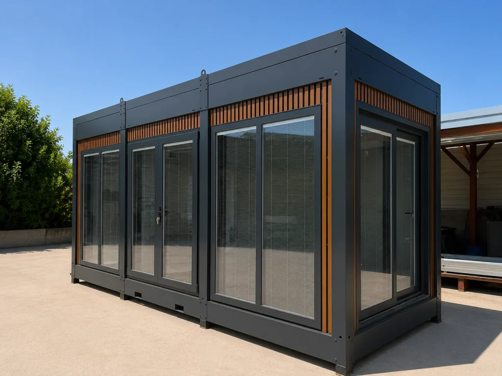 20ft Glass-Front Portable Office, Ready to Move In (6.00 × 2.40 m)