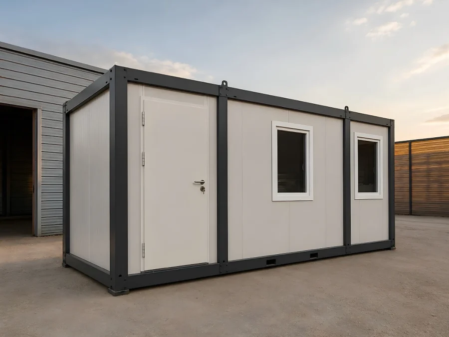 20ft Portable Office in Anthracite Grey (6.00 × 2.40 m)